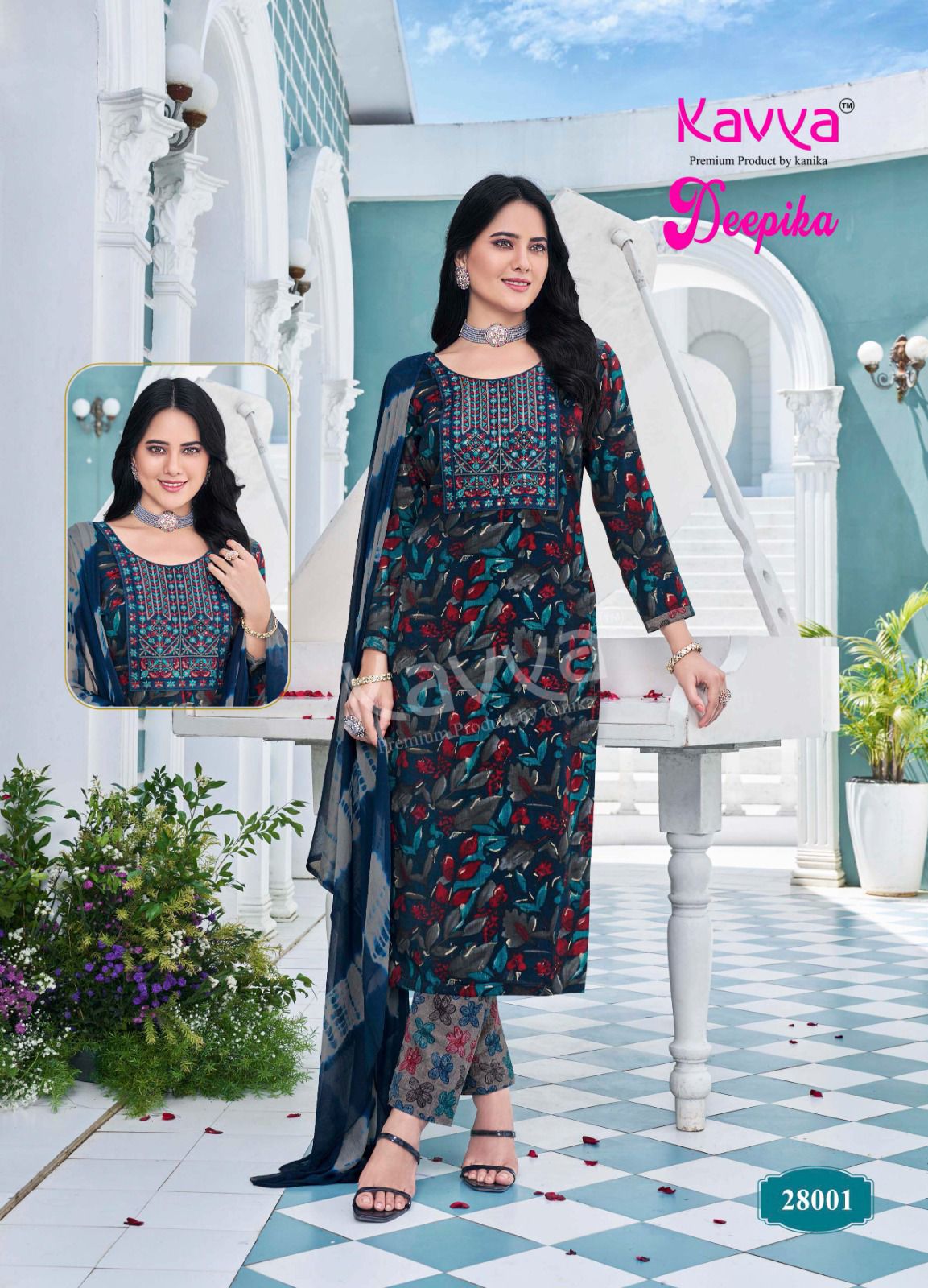 Deepika Vol 28 By Kavya Straight Kurti With Bottom Dupatta Wholesale Price In Surat
